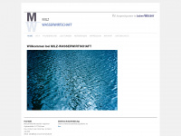 milz-wasserwirtschaft.de Webseite Vorschau