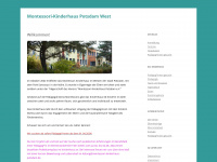 montessori-kinderhaus-potsdam.de Webseite Vorschau