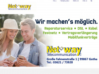 my-netway.de Webseite Vorschau