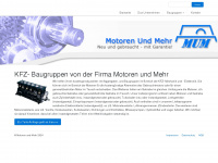mum-motoren.com Webseite Vorschau