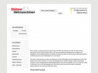 naehmaschinen-stuetzer.de Webseite Vorschau