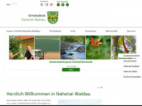 nahetal-waldau.de Webseite Vorschau
