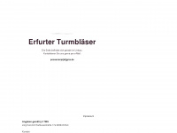 erfurter-turmblaeser.de Webseite Vorschau