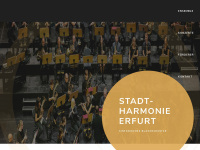 stadtharmonie-erfurt.de Webseite Vorschau
