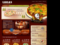 pizzeria-lukas.de Webseite Vorschau
