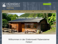 rabensteiner-huette.de Webseite Vorschau