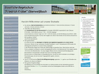 regelschule-oberweissbach.de Webseite Vorschau