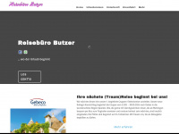 reisebuero-butzer.de Webseite Vorschau