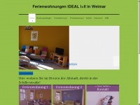 weimar-ferienwohnung.com Webseite Vorschau