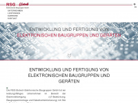 rsg-elotech.de Webseite Vorschau