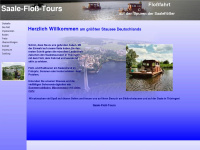 saale-floss-tours.de Webseite Vorschau