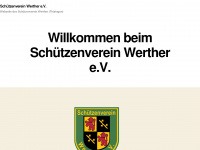 schuetzenverein-werther.de Webseite Vorschau