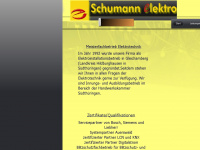 schumann-elektro.de Webseite Vorschau