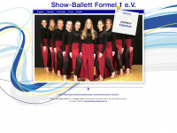 show-ballett-formel1.de Webseite Vorschau