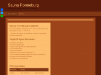 sauna-ronneburg.de Webseite Vorschau