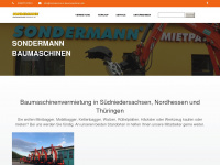 sondermann-baumaschinen.de Webseite Vorschau