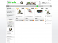 sora-shop.de Webseite Vorschau