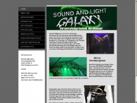 sound-light-galaxy.de Webseite Vorschau