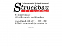 struckbau.de Webseite Vorschau