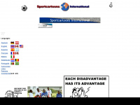 sportcartoons.nl Webseite Vorschau
