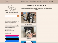 tiere-in-spanien.de Webseite Vorschau