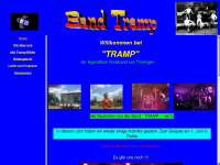 band-tramp.de Webseite Vorschau