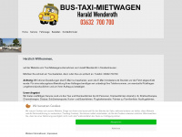 taxi-sondershausen.de Webseite Vorschau