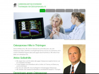 lv-thueringen-osteoporose.de Webseite Vorschau