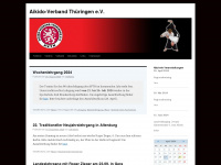 aikido-thueringen.de Webseite Vorschau