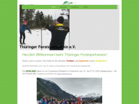 thueringer-forstsportverein.de Webseite Vorschau