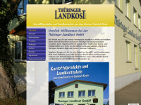 thueringer-landkost.de Webseite Vorschau