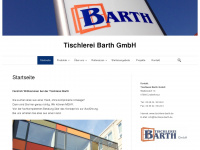 tischlerei-barth.de Webseite Vorschau