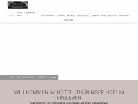 thueringer-hof-ebeleben.de Webseite Vorschau