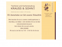 tischlerei-krauss.de Webseite Vorschau