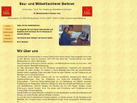 tischlerei-berkner.com Webseite Vorschau