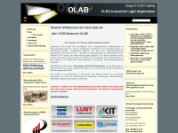 oled-olab.net Webseite Vorschau