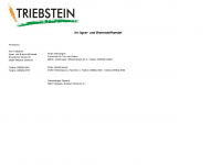 triebstein-agrarhandel.de Webseite Vorschau