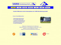 varis.de Webseite Vorschau