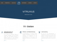 vitruvius.de Webseite Vorschau