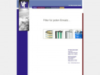 vt-filtertechnik.de Webseite Vorschau