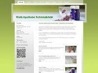 waldapotheke-schmiedefeld.de Webseite Vorschau