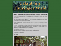 urlaub-im-thueringer-wald.de Webseite Vorschau