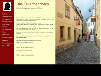 eckermannhaus.de Webseite Vorschau