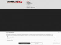 wetterau-bau.de Webseite Vorschau