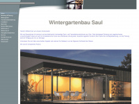 wintergartenbau-saul.de Webseite Vorschau