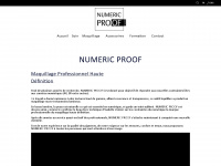 numericproof.com Webseite Vorschau