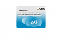 cdu-homepage.de Webseite Vorschau