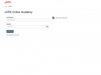 academy.jura.com Webseite Vorschau