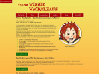 winnie-wackelzahn.de Webseite Vorschau
