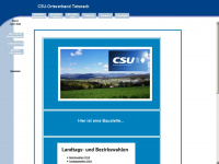 csu-teisnach.de Webseite Vorschau